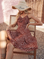 Summer Floral Strap Dress Sexy Backless Slim Women Dress - Quality Home Clothing| Beauty