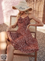 Summer Floral Strap Dress Sexy Backless Slim Women Dress - Quality Home Clothing| Beauty