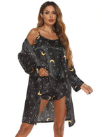 ​Floral Three-Piece Pajama Set -  QH Clothing