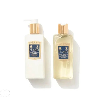 Floris Night Scented Jasmine Gift Set 250ml Body Lotion + 250ml Shower Gel - QH Clothing