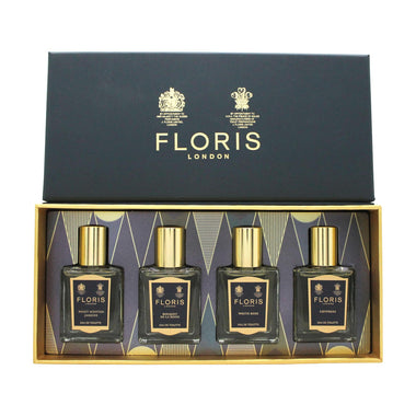 Floris Presentset 15ml Night Scented Jasmine EDT + 15ml Bouquet De La Reine EDT + 15ml White Rose EDT + 15ml Chypress