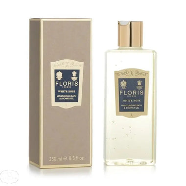 Floris White Rose Moisturising Bath & Shower Gel 250ml - QH Clothing