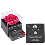 Elegant Four-Leaf Clover Diamond Pendant Necklace in Gift Box -  QH Clothing