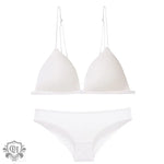 Front Closure Bra Set - S / White - Clothing