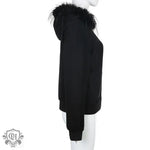 Vintage Fur Collar Zipper Hoodie Coat - QH Clothing