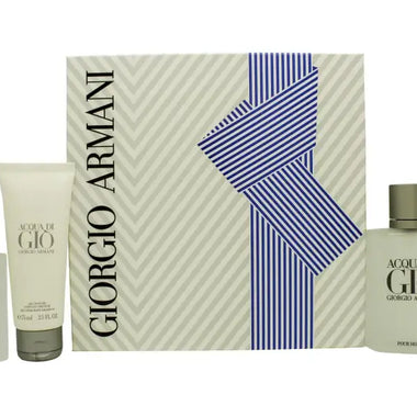 Giorgio Armani Acqua Di Gio Gift Set 100ml EDT + 75ml Shower Gel + 15ml EDT - Fragrance