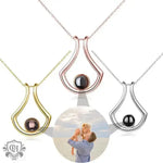 The Personalized U-Shaped Projection Necklace -  QH Clothing