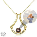 The Personalized U-Shaped Projection Necklace -  QH Clothing