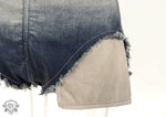 Gradient Ombre High Waist Denim Shorts - QH Clothing