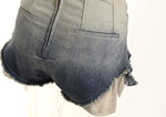 Gradient Ombre High Waist Denim Shorts - QH Clothing