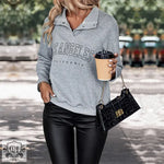 Graphic Letter Sweater: Autumn Style - QH Clothing