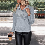 Graphic Letter Sweater: Autumn Style - QH Clothing