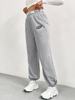 Spring Gray Wide Leg Dance Pants - QH Clothing