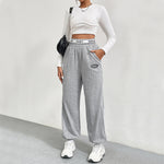 Spring Gray Wide Leg Dance Pants - QH Clothing