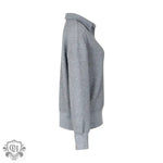 Gray Turn Down Collar Sweater - QH Clothing