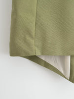 Green Button Summer Vest - Clothing