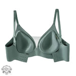 Green V-Neck Bra Set - Clothing