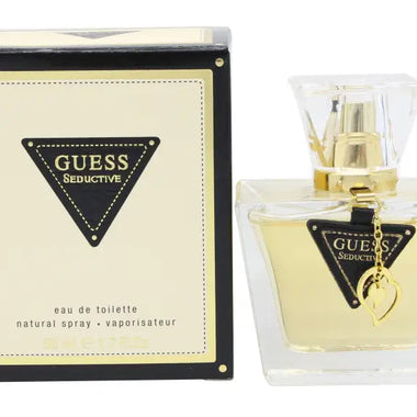 GUESS Guess Seductive Eau de Toilette 50ml Spray with black and cream packaging