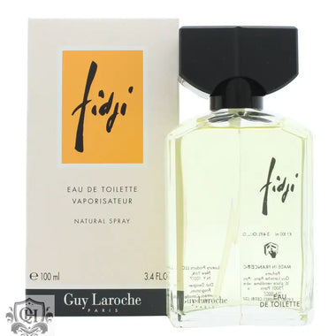 Guy Laroche Fidji Eau de Toilette 100ml Spray showcasing the elegant perfume bottle