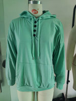 Casual Hooded Drawstring Pocket Hoodie - QH Clothing