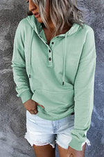 Casual Hooded Drawstring Pocket Hoodie - QH Clothing