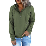 Casual Hooded Drawstring Pocket Hoodie - QH Clothing