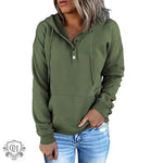 Casual Hooded Drawstring Pocket Hoodie - QH Clothing