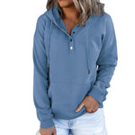 Casual Hooded Drawstring Pocket Hoodie - QH Clothing