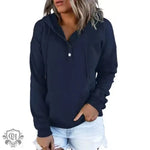 Casual Hooded Drawstring Pocket Hoodie - QH Clothing