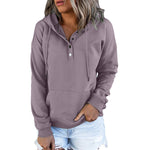 Casual Hooded Drawstring Pocket Hoodie - QH Clothing