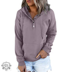 Casual Hooded Drawstring Pocket Hoodie - QH Clothing