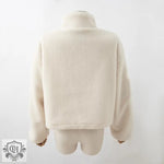 Drawstring Loose Sweater Coat - QH Clothing