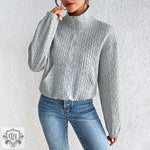 Casual Zipper Top for Autumn - QH Clothing