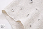 Halter Vest & Shorts with Rhinestones - Clothing