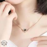 Heart and Wings Projection Necklace: A Symbol of Noble Love and Freedom -  QH Clothing