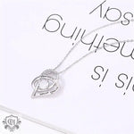 Elegant Heart-Shaped Zircon Pendant Necklace: A Timeless Gift for Your Beloved Daughter -  QH Clothing