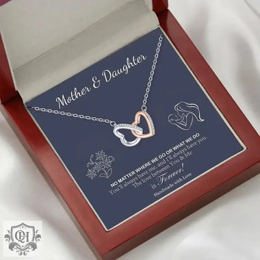 Heart-to-Heart Diamond Double Links Necklace: A Timeless Symbol of Endless Love -  QH Clothing