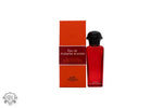 Red Hermès perfume bottle and box for Rhubarbe Ecarlate Eau de Cologne 50ml Spray