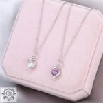 Elegant Solitaire Diamond Pendant Necklace for Daughters -  QH Clothing