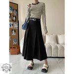 Deconstructed Design High End Cut Non Ironing High Grade Skirt A  line Pleated Skirt Early Autumn - Quality Home Clothing| Beauty