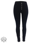 High Waist Hip Lift Skinny Jeans - QH Clothing