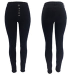 High Waist Hip Lift Skinny Jeans - QH Clothing