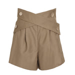 High Waist Wide Leg Shorts - QH Clothing