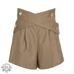 High Waist Wide Leg Shorts - QH Clothing