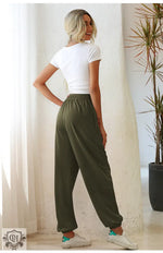 High Waist Loose Sweater Pants - QH Clothing