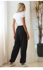 High Waist Loose Sweater Pants - QH Clothing