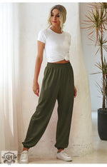 High Waist Loose Sweater Pants - QH Clothing