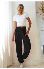 High Waist Loose Sweater Pants - QH Clothing