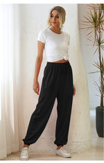 High Waist Loose Sweater Pants - QH Clothing