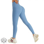 Spring Summer New Running Exercise Workout Pants Rib Hip Raise High Waist Belly Contracting Peach Pants Stretch Yoga Pants Women - Quality Home Clothing| Beauty